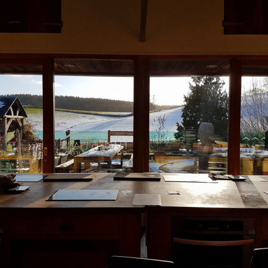 Winter External through windows